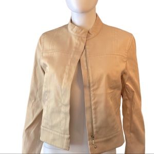 Vintage BYBLOS ITALY Nude Bomber Jacket IT42